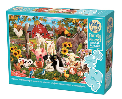 Puzzle 350 el. Zwierzęta z farmy