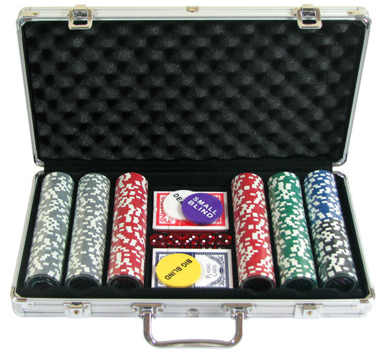 Żetony pokerowe z nominałami 300 szt. 11.5 g (HG - 620910)