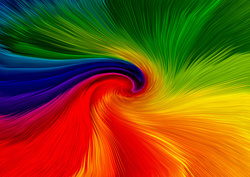 Puzzle 1000 el. Wirująca tęcza