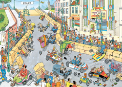 Puzzle 1000 el. JAN VAN HAASTEREN Wyścig na byle czym OUTLET
