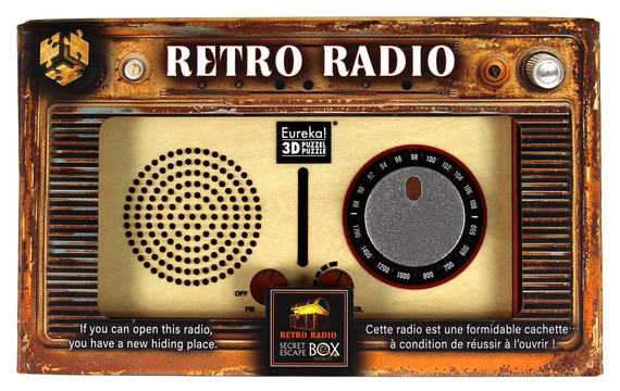 Łamigłówka ESCAPE BOX - Retro Radio Secret - poziom 2/4