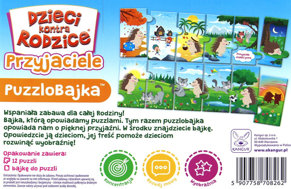 Dzieci kontra Rodzice - Przyjaciele (puzzlobajka)