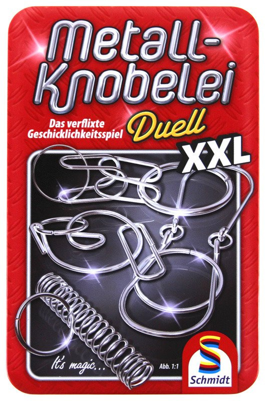 Łamigłówki druciane XXL (w metalowej puszce)