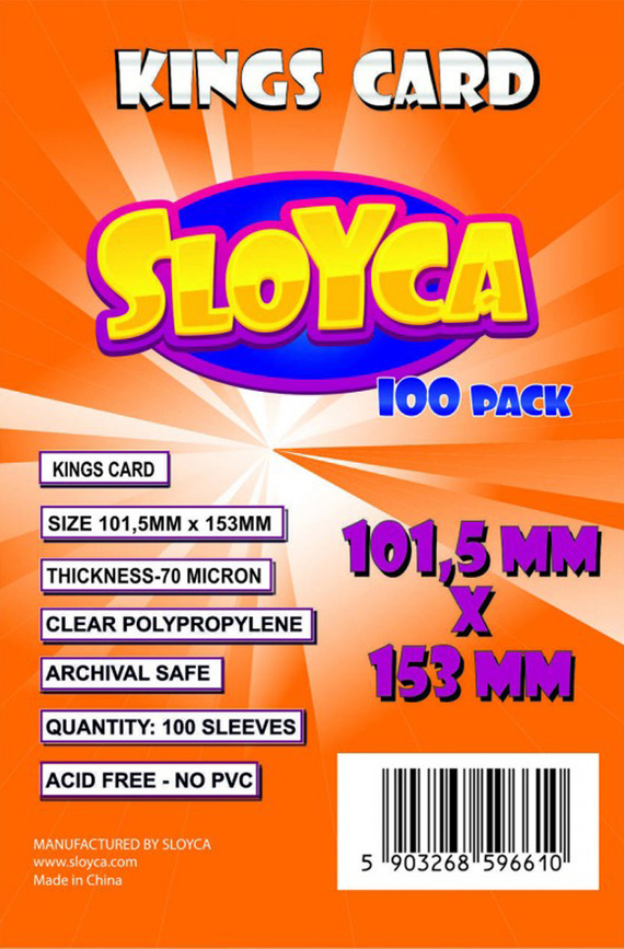 Koszulki na karty - Kings Card (101,5x153 mm) - 100 szt.