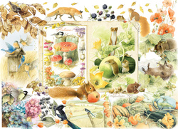 Puzzle 1000 el. Dziennik przyrodniczy: Jesień