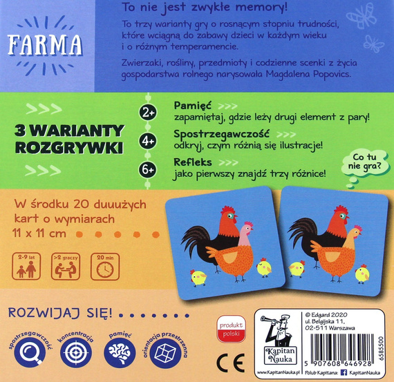 Memory na 3 sposoby - Farma