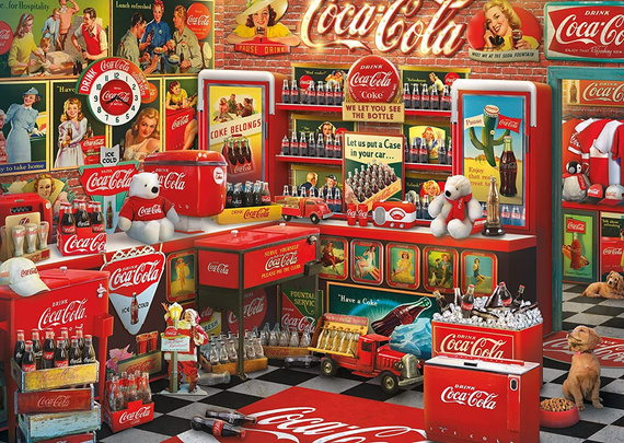 PQ Puzzle 1000 el. COCA-COLA Nostalgia OUTLET