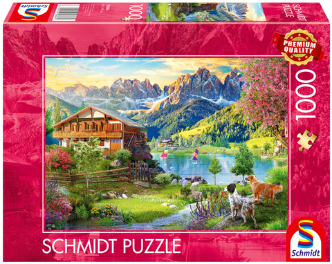 PQ Puzzle 1000 el. Relaks w Dolomitach