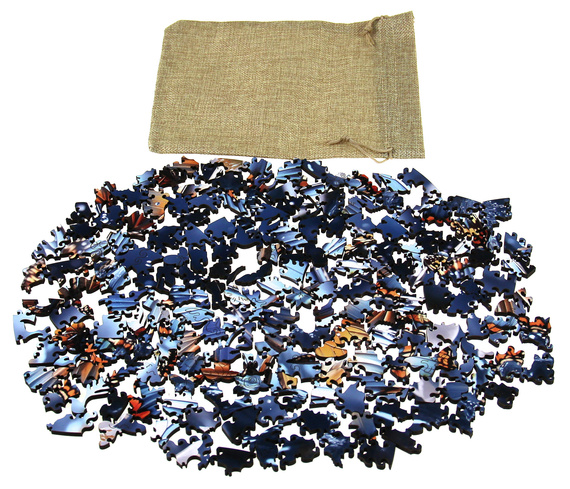 Puzzle drewniane / kolorowe 200 el. - Motyl OUTLET