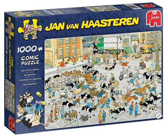 Puzzle 1000 el. JAN VAN HAASTEREN Giełda zwierząt OUTLET