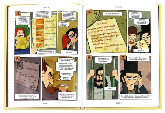 Komiks paragrafowy - Sherlock Holmes. Cień Kuby Rozpruwacza.