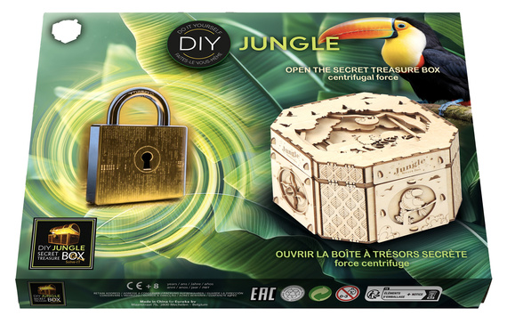 Łamigłówka TREASURE BOX - Jungle Secret (DIY) - poziom 3/4