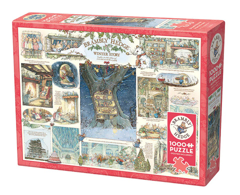 Puzzle 1000 el. Brambly Hedge: Zima
