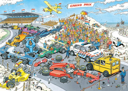 Puzzle 1000 el. JAN VAN HAASTEREN Formuła 1 OUTLET