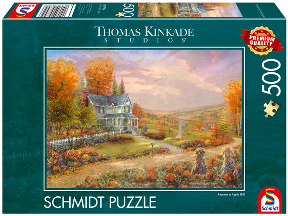PQ Puzzle 500 el. THOMAS KINKADE Jesień w Apple Hill