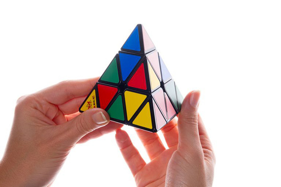 Pyraminx - łamigłówka Recent Toys - poziom 3/5