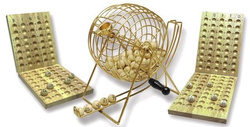 Bingo - złoty zestaw do gry (75 piłeczek) (HG)