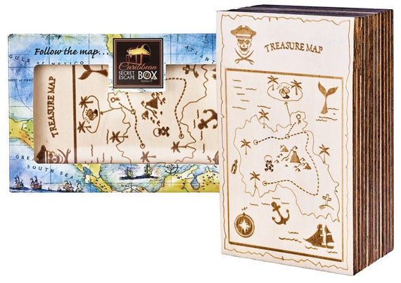 Łamigłówka ESCAPE BOX - Caribbean Secret - poziom 4/4