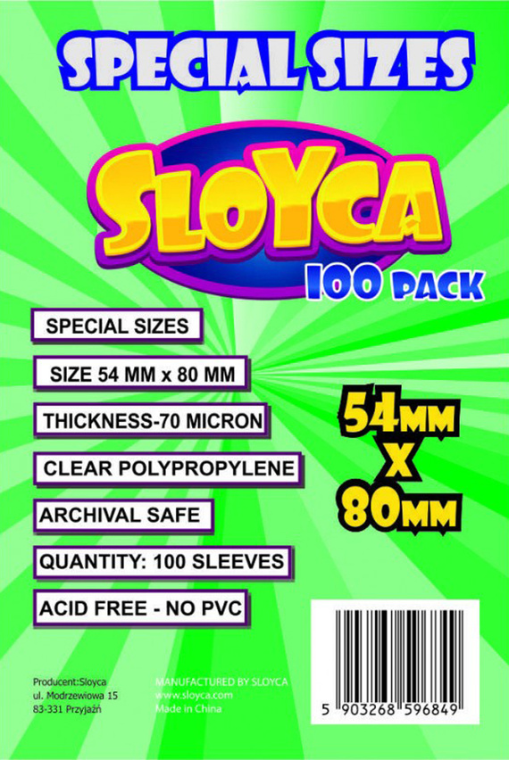 Koszulki na karty - Special Sizes (54x80 mm) - 100 szt.