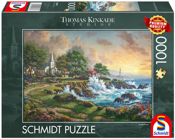 PQ Puzzle 1000 el. THOMAS KINKADE Nadmorski krajobraz