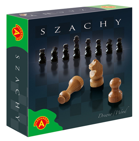 Szachy drewniane
