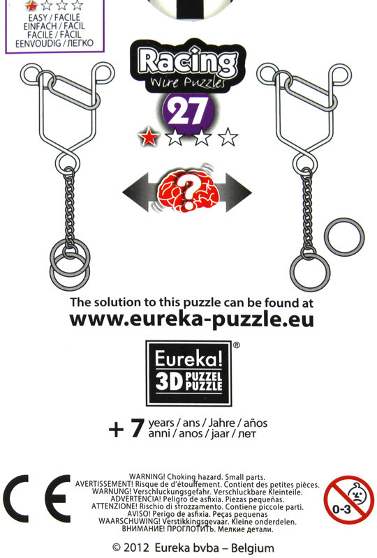Łamigłówka druciana RACING nr 27 - poziom 1/4