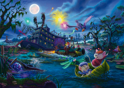 PQ Puzzle 1000 el. THOMAS KINKADE Bernard i Bianka (Disney) OUTLET