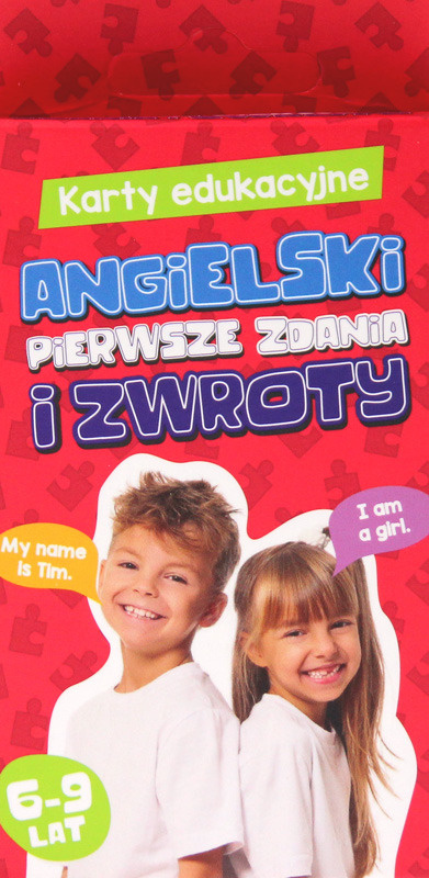 Karty edukacyjne - Język angielski. Pierwsze zdania i zwroty