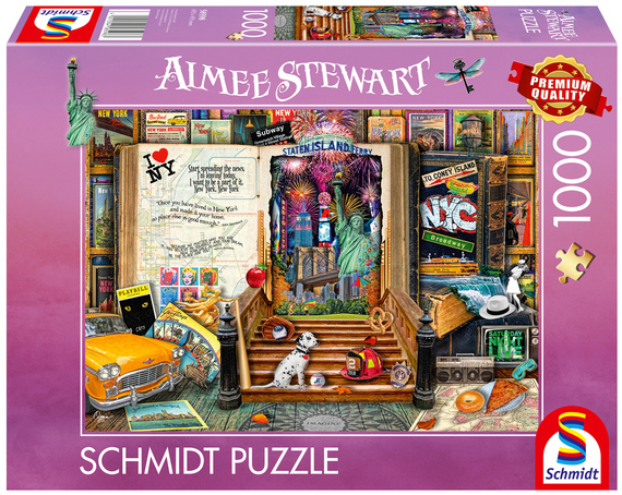 PQ Puzzle 1000 el. AIMEE STEWART Wspomnienia z Nowego Jorku / USA