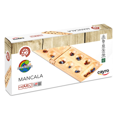 Mancala (Kalaha) (drewniana) (620)