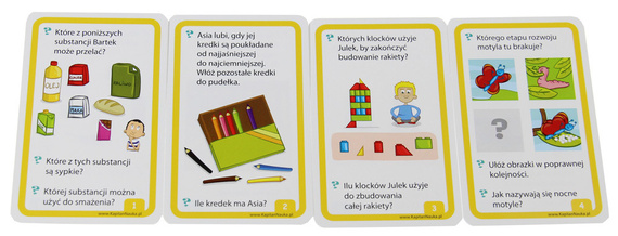 Karty edukacyjne - Zabawy logiczne