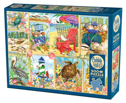 Puzzle 500 el. Dzień na plaży