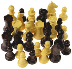Szachy (akcesoria) - komplet figur szachowych (090)