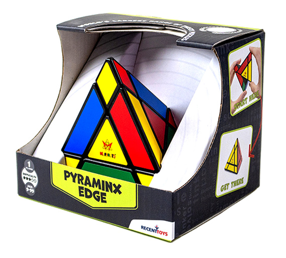 Pyraminx Edge - łamigłówka Recent Toys - poziom 3/5