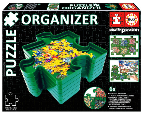 Tacki do sortowania puzzli (sorter) - 6 szt. (196x196 mm)