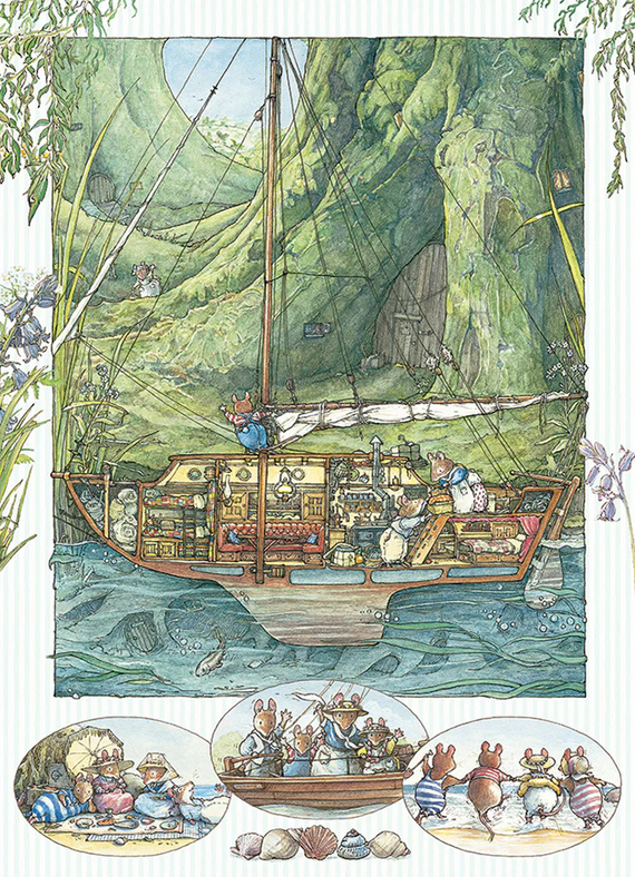 Puzzle 500 el. Brambly Hedge: Wszyscy na pokład!