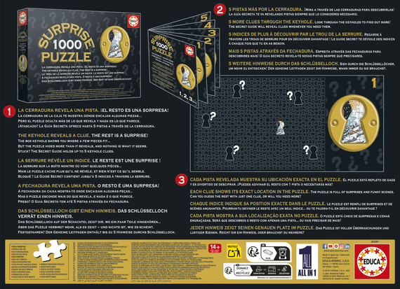 Puzzle 1000 el. (Surprise Puzzle) Boże Narodzenie