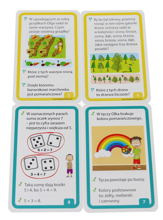 Karty edukacyjne - Zabawy logiczne