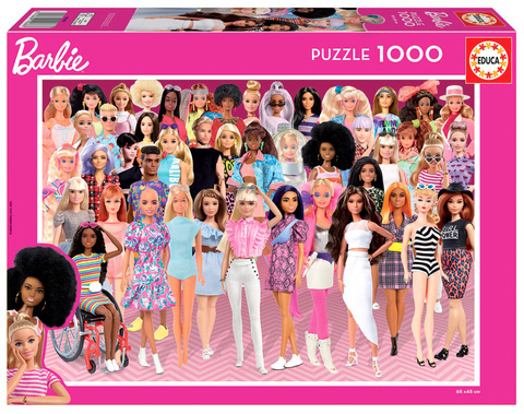 Puzzle 1000 el. Barbie