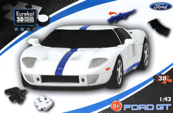 Puzzle 3D CARS - Ford GT - poziom 2/4