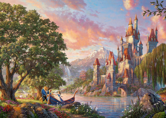 PQ Puzzle 3000 el. THOMAS KINKADE Piękna i Bestia (Disney) OUTLET