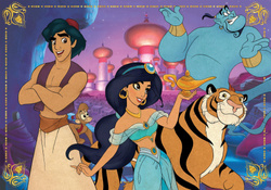 Puzzle 100 el. Aladyn OUTLET
