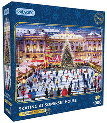 Puzzle 1000 el. Łyżwy przy Somerset House / Londyn / Anglia