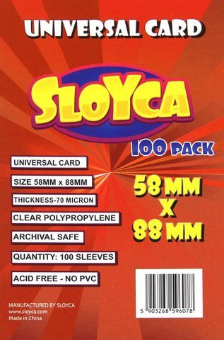 Koszulki na karty - Universal Card (58x88 mm) - 100 szt.