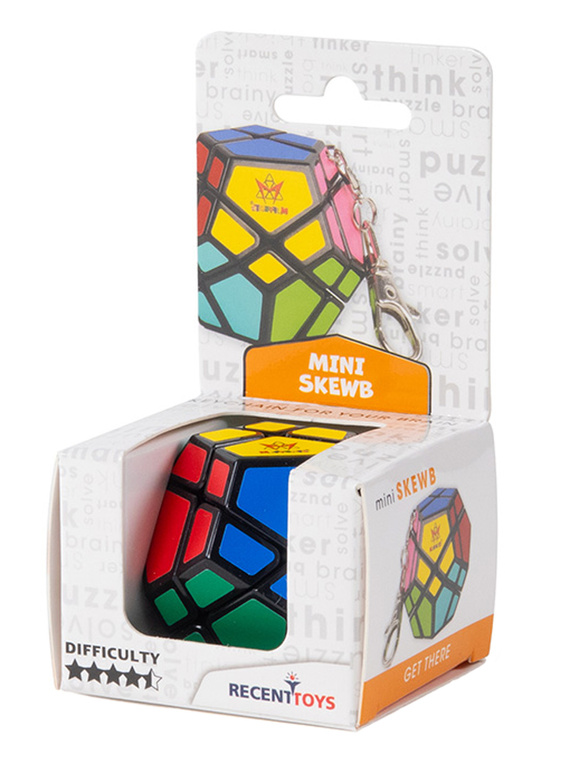 MINI Skewb - łamigłówka brelok Recent Toys - poziom 4,5/5