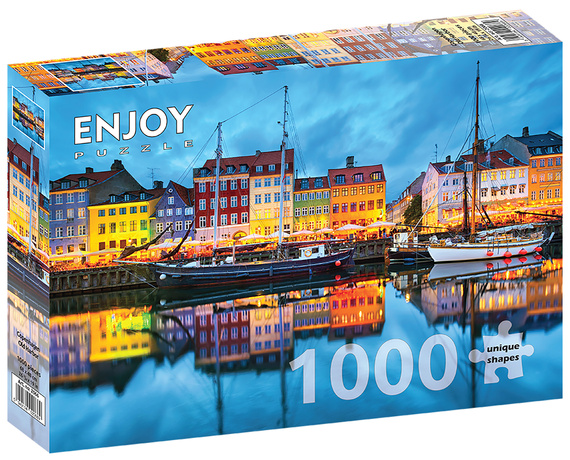 Puzzle 1000 el. Kopenhaga / Dania