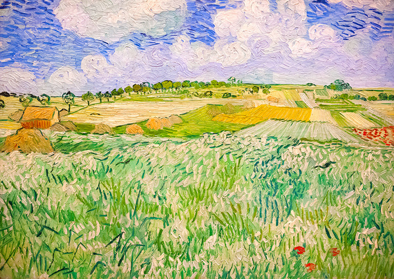 Puzzle 1000 el. Równina w pobliżu Auvers, Vincent van Gogh