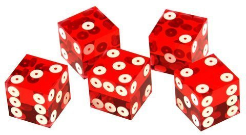 Kostka do gry 19,3 mm profesjonalna (Bird's Eye)