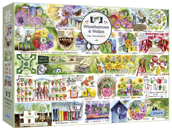 Puzzle 1000 el. Ogrodniczy alfabet