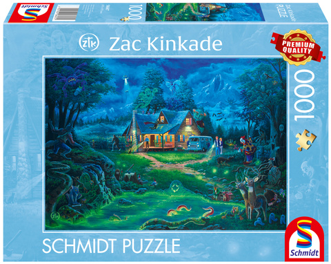 PQ Puzzle 1000 el. ZAC KINKADE Nawiedzony dom